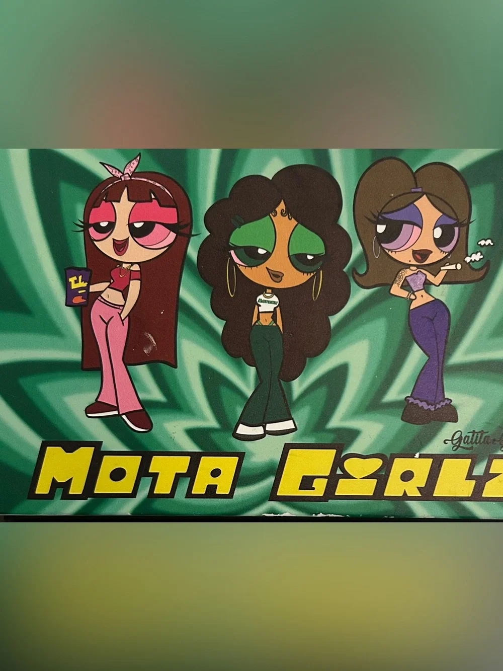 Mota Girlz Eyeshadow Palette – Pink, Green, Purple Shades